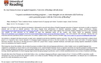 英国大学との英語教育共同プログラムに向けて（FDセミナー）