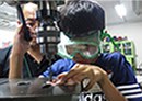 研究施設公開の写真